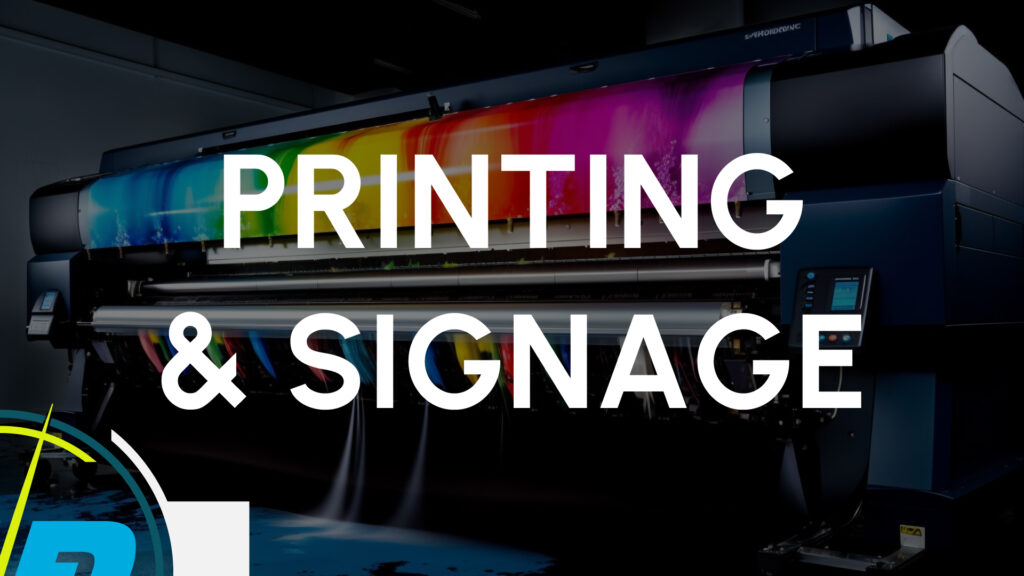 Printing and Signage Solutions, we offer nationwide delivery of all signage solutions