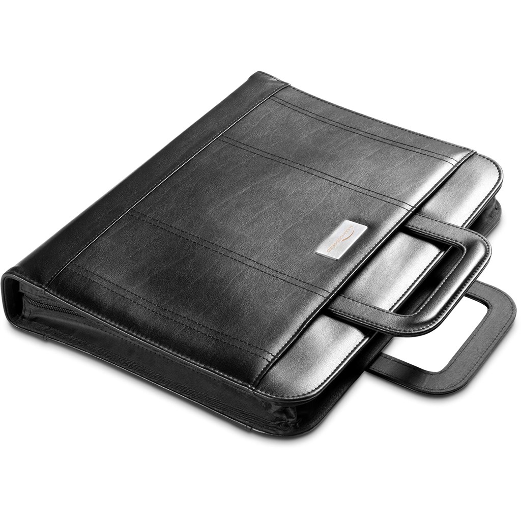 Obsidian A4 Zip-Around Drop-Handle Folder | Buy Online at Global Graphix